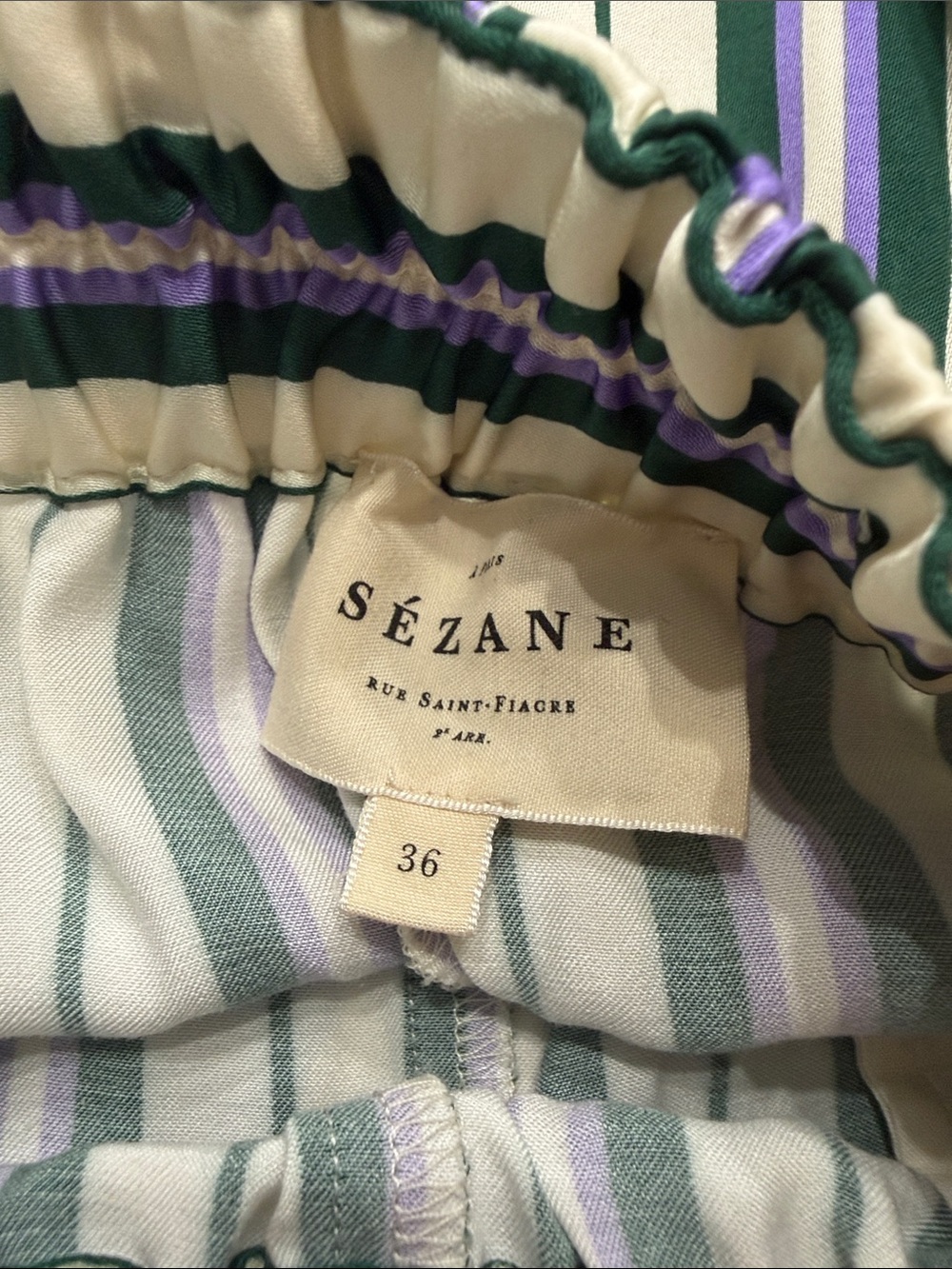 SÉZANE Wide Leg Viscose Trousers - Picture 5 of 8